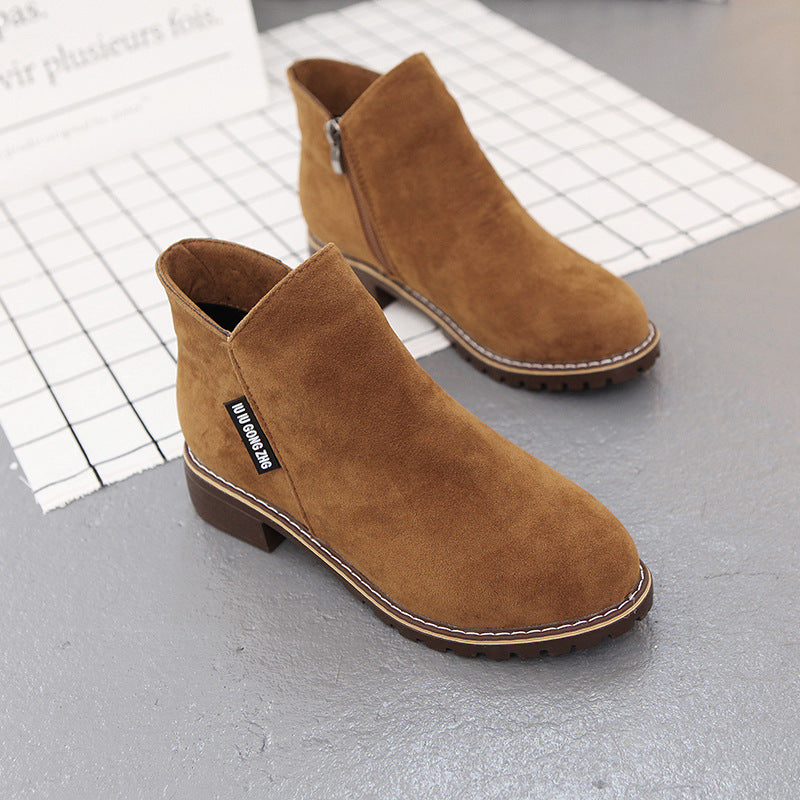 Ankle Boots Fall Winter Frosted Shoes Women Fashion My Store