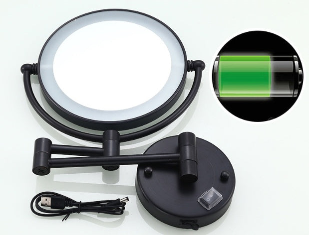 Folding hotel LED makeup mirror with light 1Heartof5