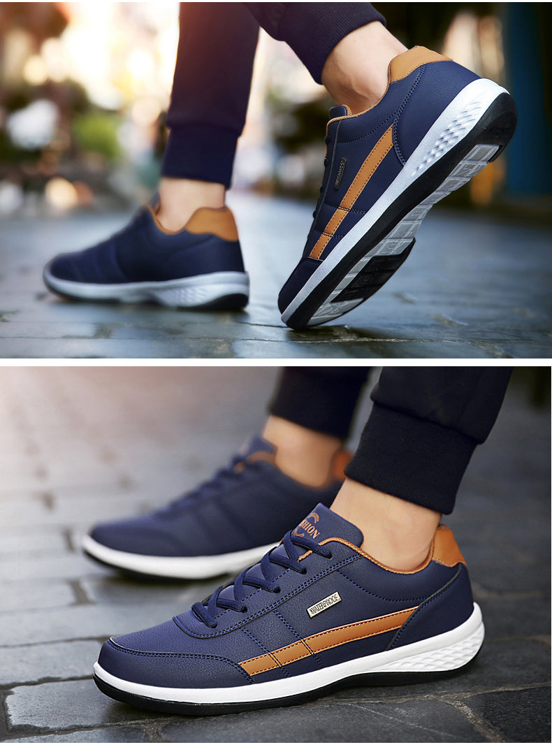 Casual Shoe Italian Breathable Leisure Male Sneakers Non-slip Footwear Men Vulcanized Shoes My Store