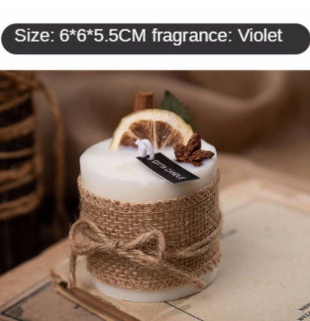 Smokeless Scented Candles Retro Pastoral Scented Candles Natural Environmentally Friendly Plant Essential Oil Fragrance My Store