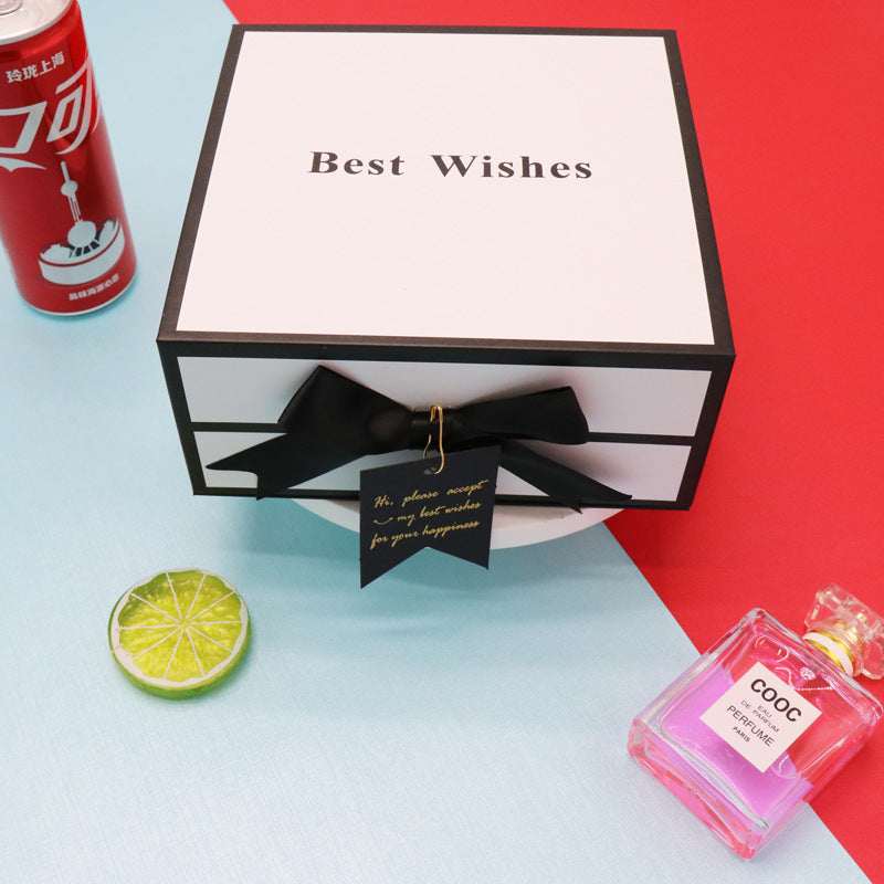 Clamshell Gift Box Lipstick Cosmetics White Packaging Box Square Gift Box My Store