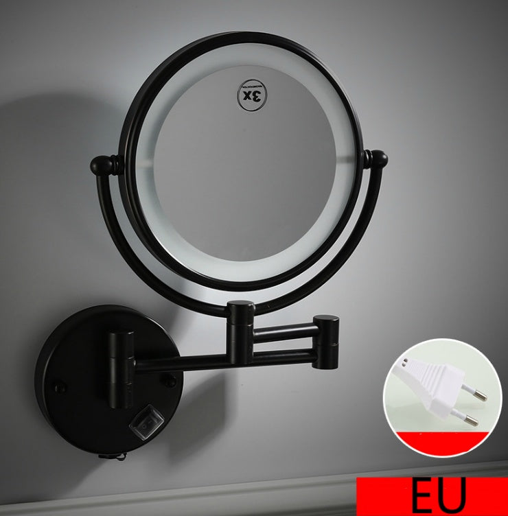 Folding hotel LED makeup mirror with light 1Heartof5