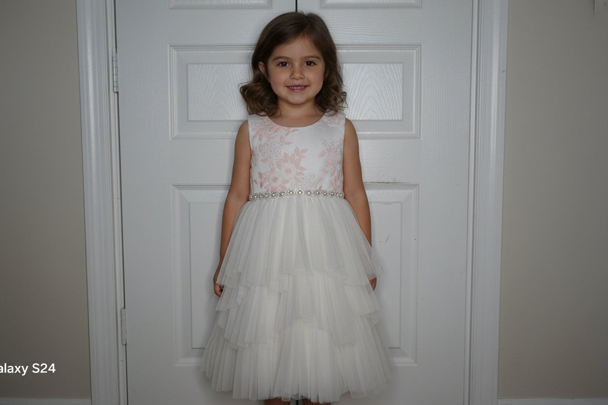 Short Sleeve Children Dress 1Heartof5