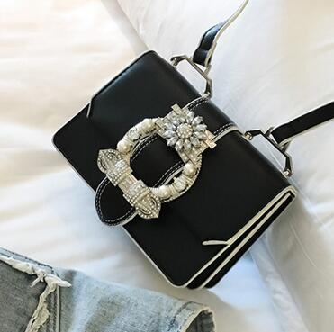 Fashion Designer Famous Bags For Women Designer Diamond Lock Bags Quality PU Leather Women Handbags Elegant Lady Shoulder Bags My Store