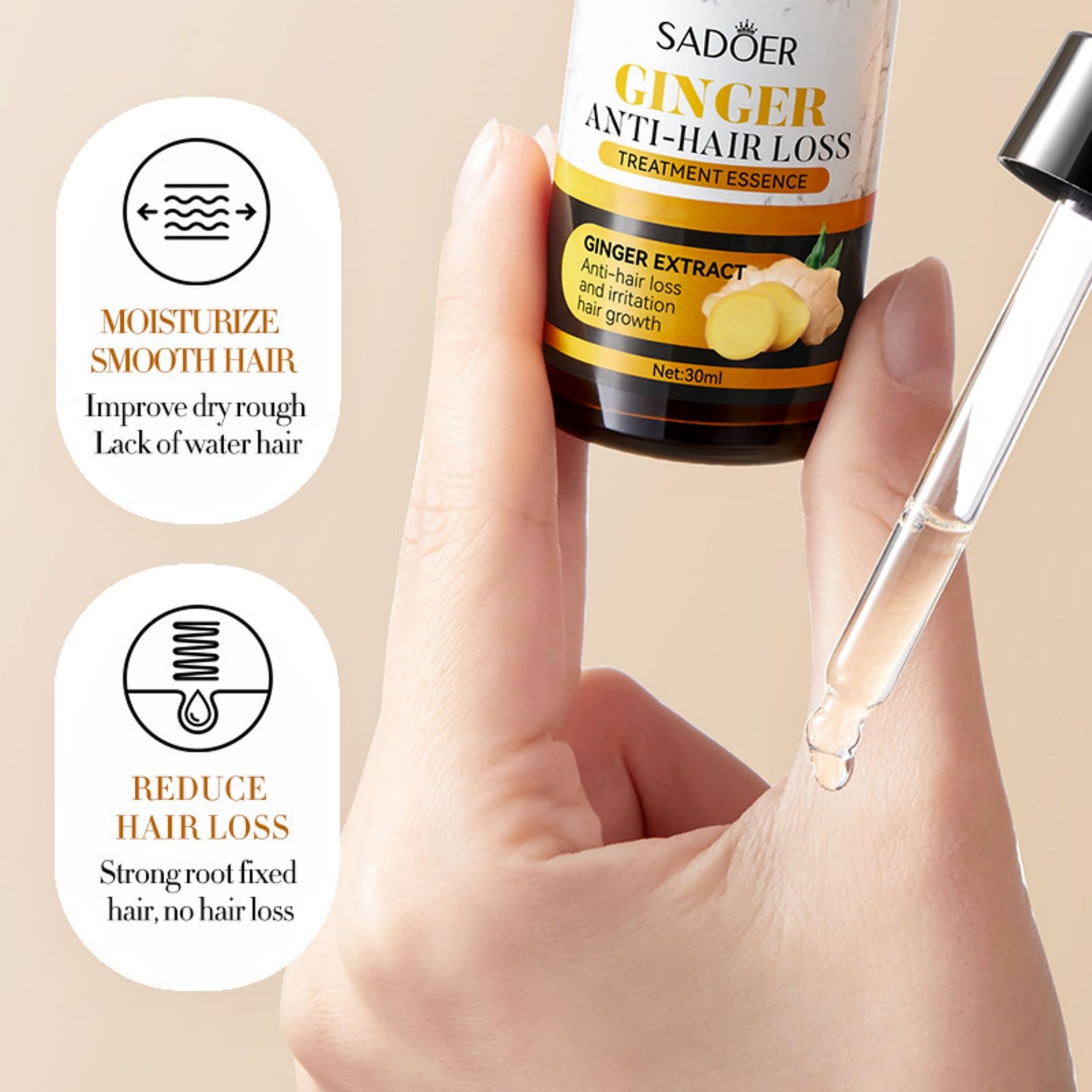 Ginger Care Oil Hair Loss Growth My Store