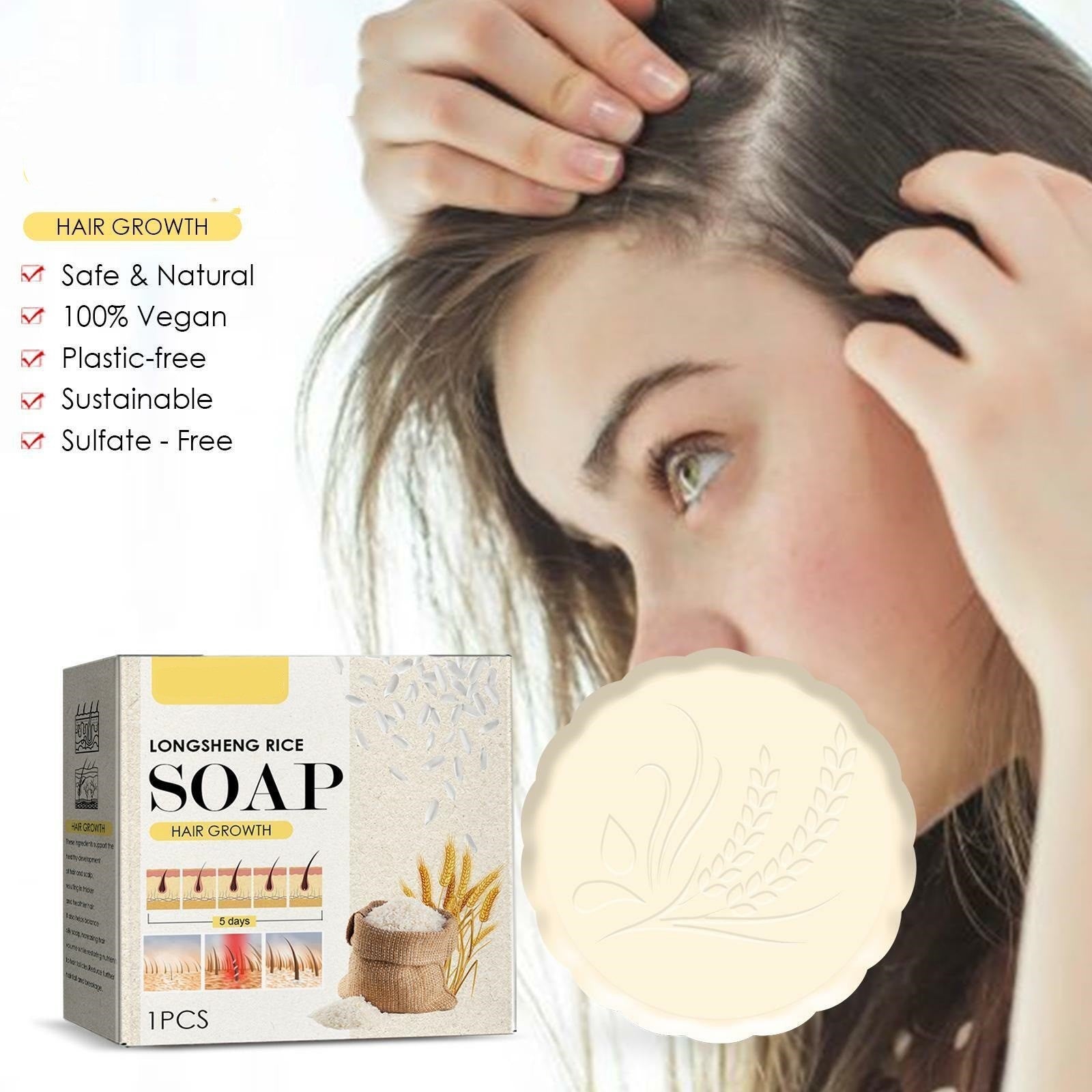 Moisturizing And Anti-hair Loss Shampoo Soap My Store
