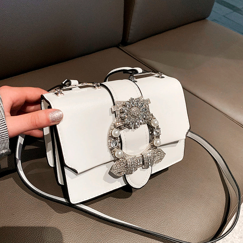 Fashion Designer Famous Bags For Women Designer Diamond Lock Bags Quality PU Leather Women Handbags Elegant Lady Shoulder Bags My Store