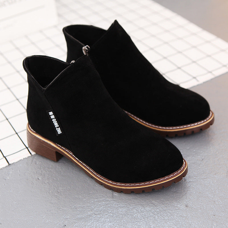 Ankle Boots Fall Winter Frosted Shoes Women Fashion My Store