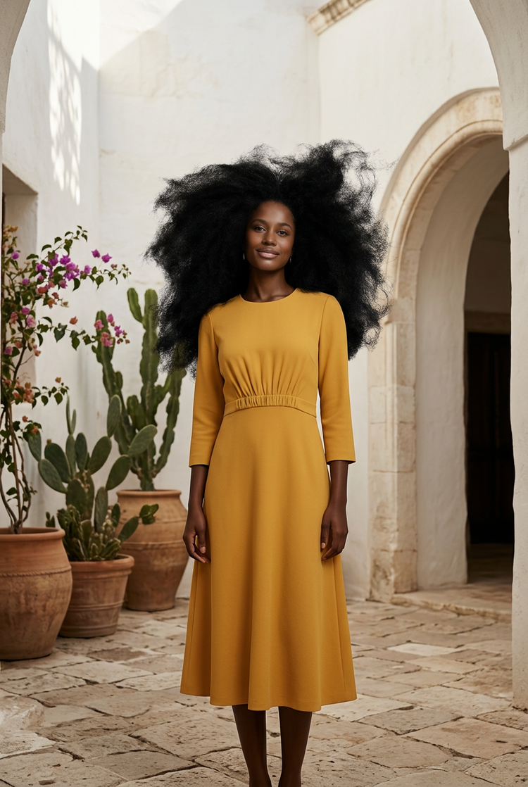 Yellow dress size medium 1Heartof5