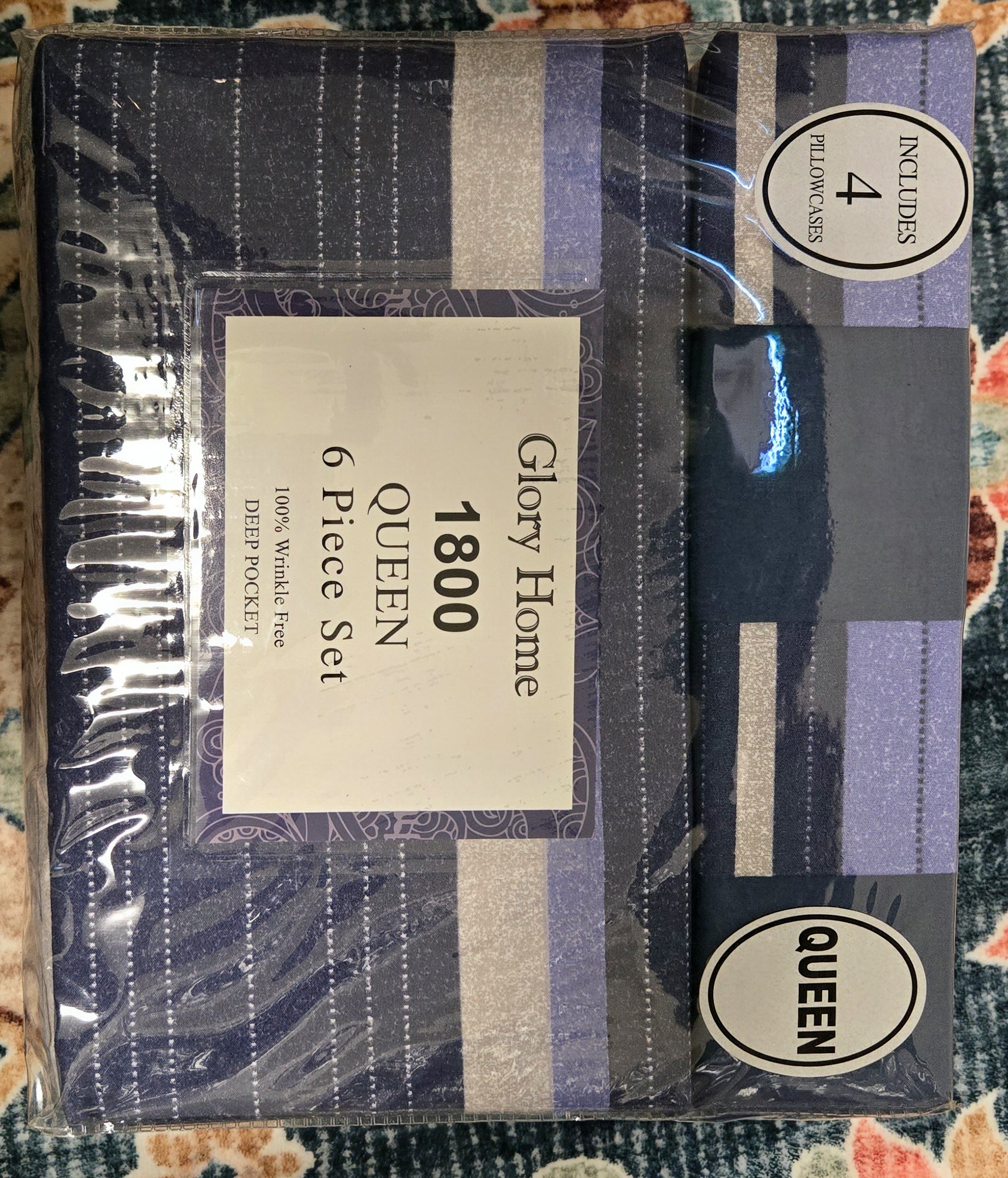 Queen Size 6 Pieces Set 1Heartof5