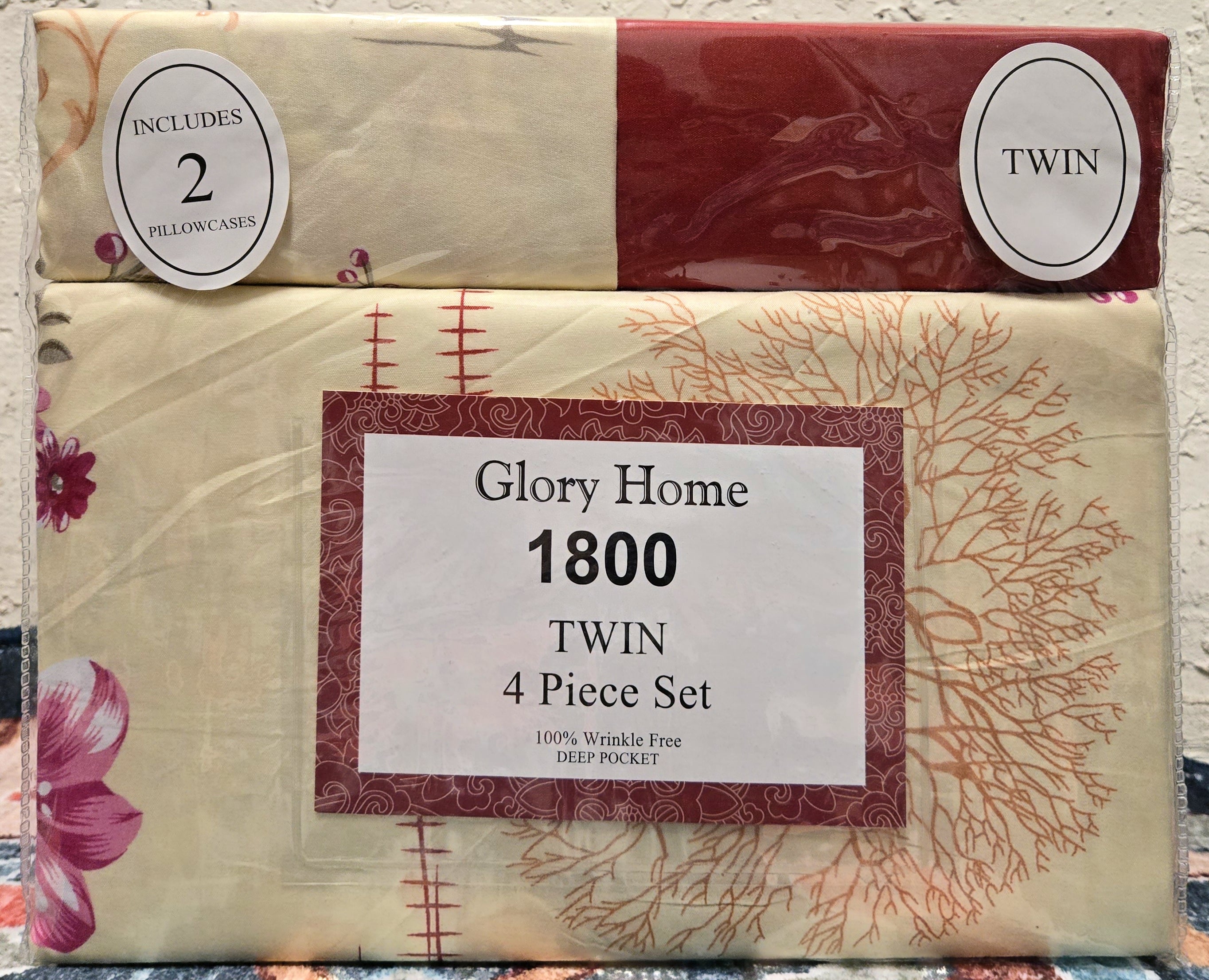 Twin Size 4 Pieces set 1Heartof5