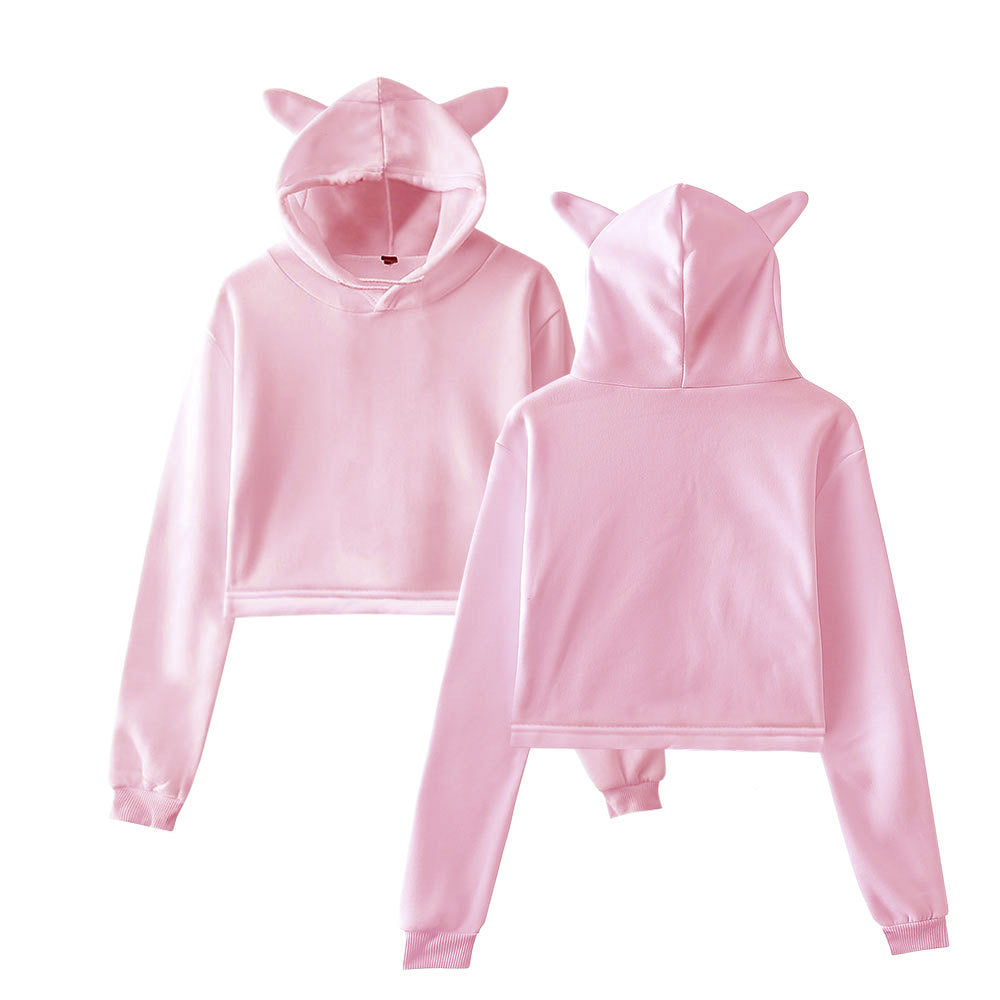 Sweatshirt Women Hoodie Pullover Clothes For Girls Streetwear Spring Long Sleeve Crop Top Hoodies My Store
