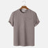 Men Summer Solid Color Round Neck Basic T-Shirts My Store