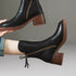 Thick Heel Brown Ankle Boots British Style Handsome My Store