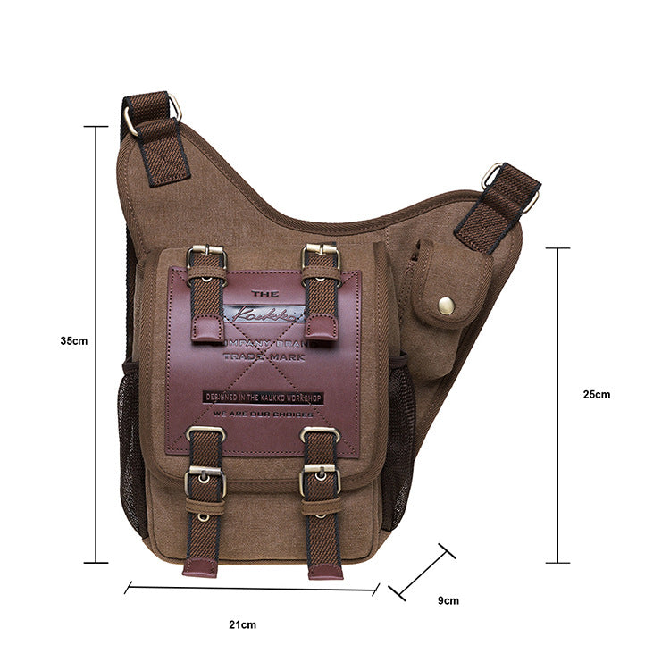 Canvas Retro Messenger Bag Men My Store