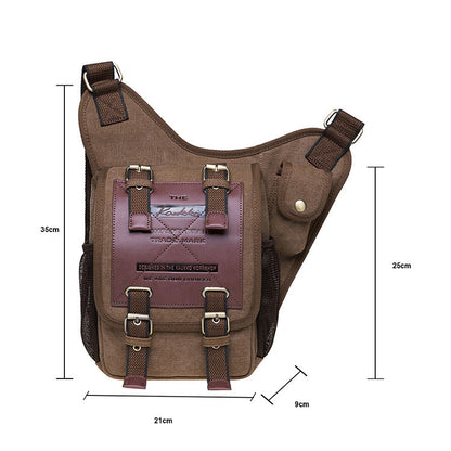 Canvas Retro Messenger Bag Men My Store