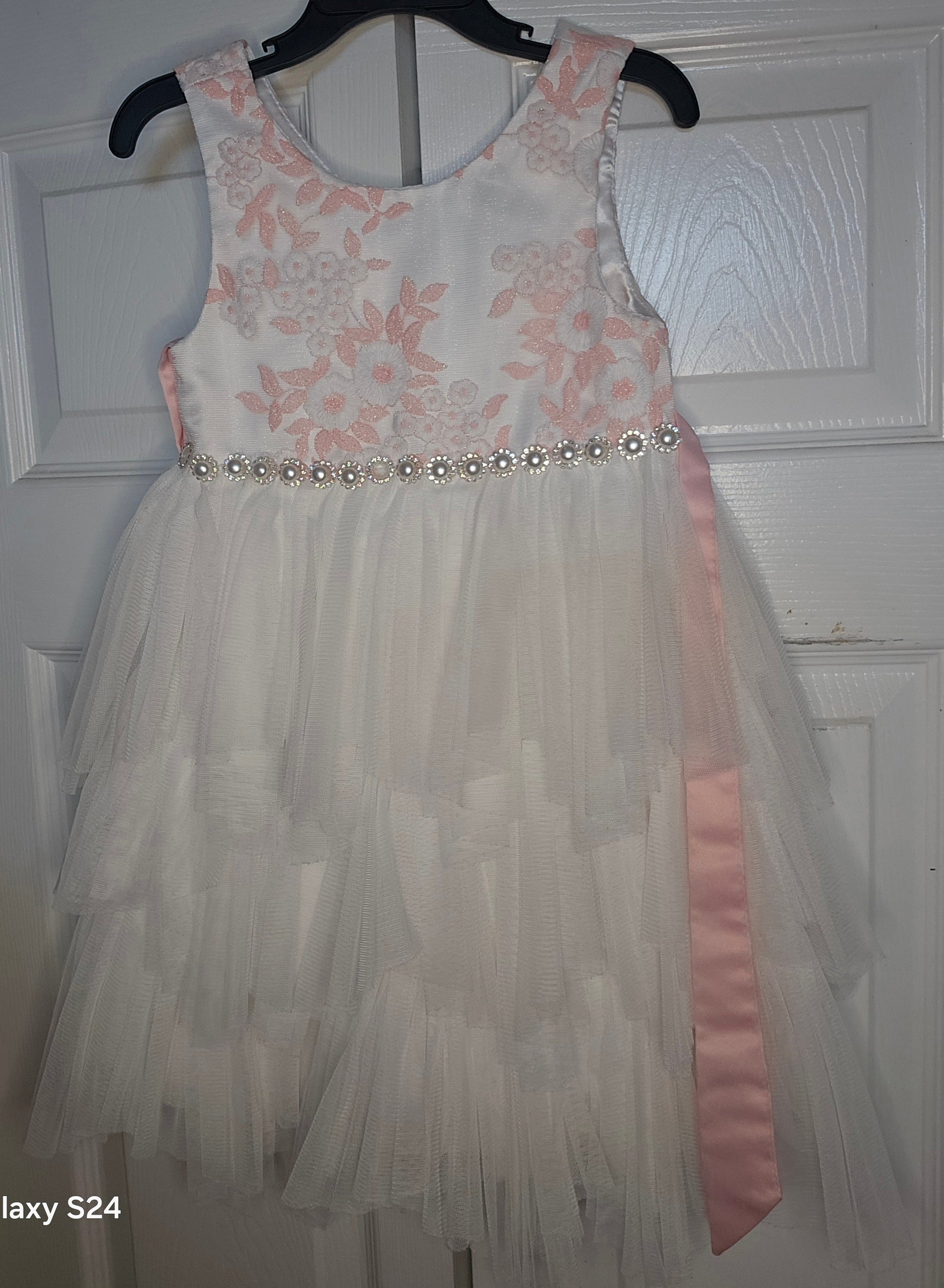 Short sleeve kid dress