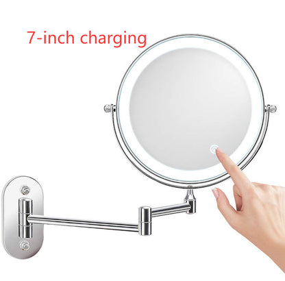 New 8-inch Folding LED Makeup Mirror Wall-mounted 1Heartof5