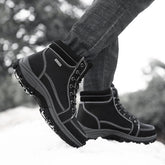Men Boots Winter Snow Outdoor Ankle Boots For Men Super Warm Boots Leather Non-Slip Work Shoes My Store