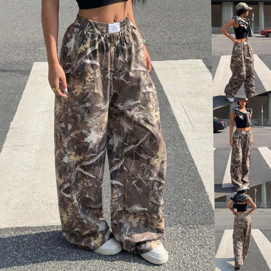 Slimming Casual Pants Hip Hop Retro Street
