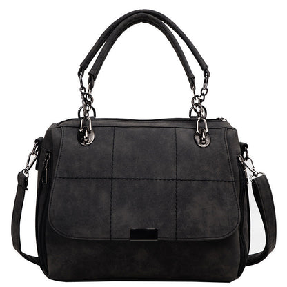 Matte Women  Scrub Female Shoulder Bags Large Capacity Matcha Green PU Leather Lady Totes Boston Bag for Travel Hand Bags My Store