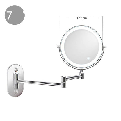 New 8-inch Folding LED Makeup Mirror Wall-mounted 1Heartof5