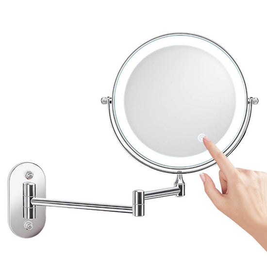 New 8-inch Folding LED Makeup Mirror Wall-mounted 1Heartof5