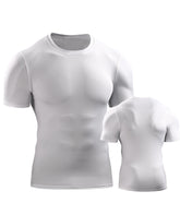 Mens Muscle Hooded Hoodies Short Sleeve T-shirt Sports GYM Slim Fit Tops Blouse My Store