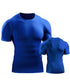 Mens Muscle Hooded Hoodies Short Sleeve T-shirt Sports GYM Slim Fit Tops Blouse My Store