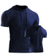 Mens Muscle Hooded Hoodies Short Sleeve T-shirt Sports GYM Slim Fit Tops Blouse My Store