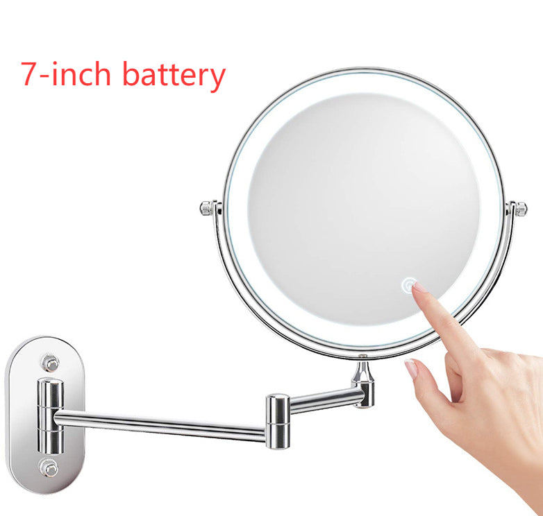 New 8-inch Folding LED Makeup Mirror Wall-mounted 1Heartof5