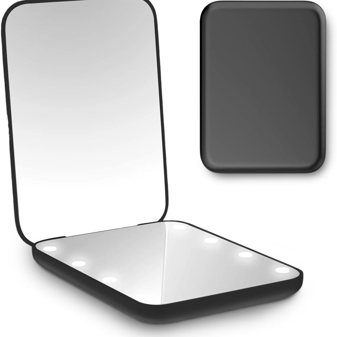 Ultra-thin LED Handheld Makeup Mirror 1Heartof5