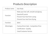 Deep Moisturizing Hair Mask Soft Hair Conditioner Hair Care My Store