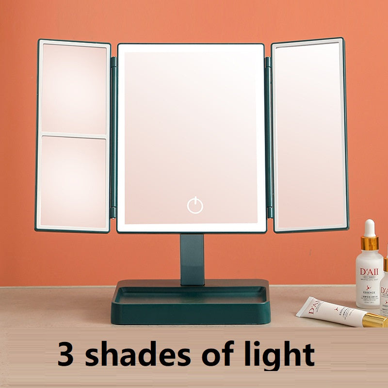 Practical Led Makeup Table Top Double Mirror Gift 1Heartof5