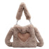 Love Handbags Winter Plush Shoulder Bags For Women My Store