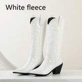 Long Boots Thick Heel Boots Women&