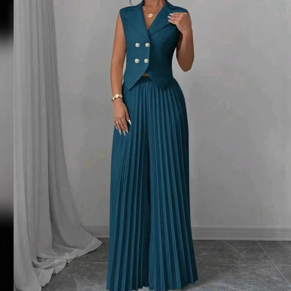 Summer Sleeveless Suit Fashion