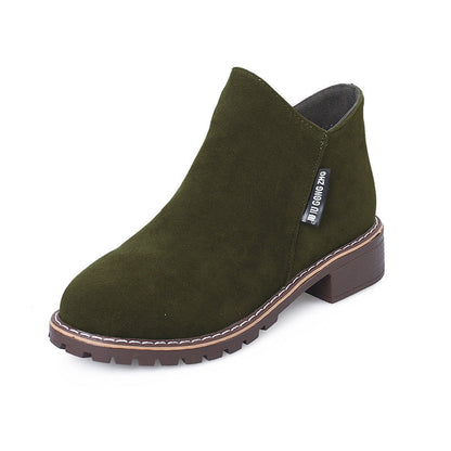 Ankle Boots Fall Winter Frosted Shoes Women Fashion My Store