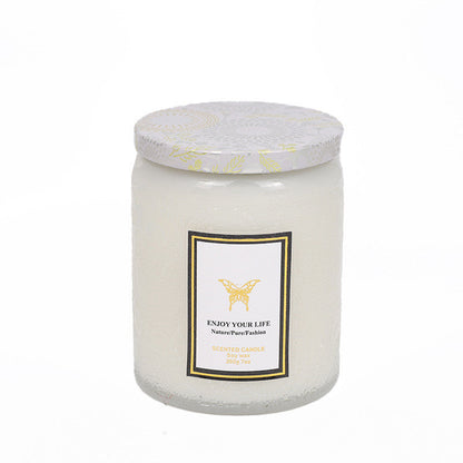 Embossed Glass Fragrance Handmade Gift Aromatherapy Soy Candles My Store