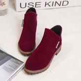 Ankle Boots Fall Winter Frosted Shoes Women Fashion My Store