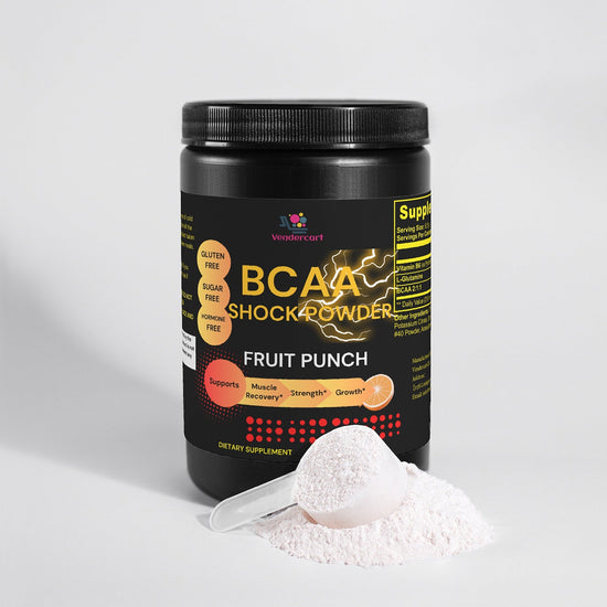 BCAA Shock Powder Fuel Muscle Growth, Enhance Recovery Boost Performance 1Heartof5