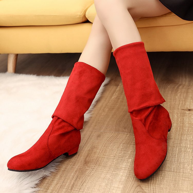 Autumn And Winter New High Leg Boot Long Over-the-knee Boots Flat Boots Children