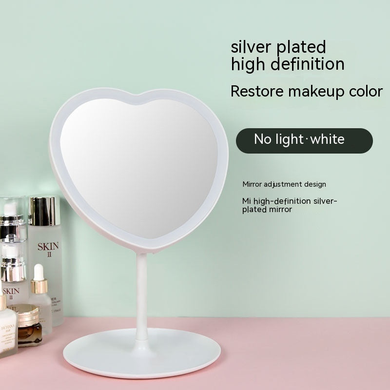 Mirror Makeup Mirror LED With Light Female Fill Light 1Heartof5