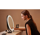 Makeup Mirror Desktop Desktop Led Charging Dressing Table With Light Fill Light 1Heartof5