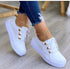 Lace-up Flats Sneakers Women Rivet Casual Shoes My Store