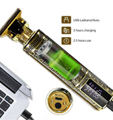 Beard Trimmer Hair Clippers Cordless Hair Cutting Kit Barber Shaving Machine For Men USB Rechargeable 1 PCS 1Heartof5