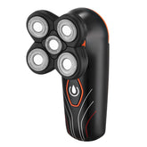 4D Electric Shavers Razor IPX7 Waterproof Wet & Dry 5 Floating Head Rotary Shavers Rechargeable Beard Trimmer Shaving Razor For Men 1Heartof5