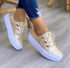 Lace-up Flats Sneakers Women Rivet Casual Shoes My Store