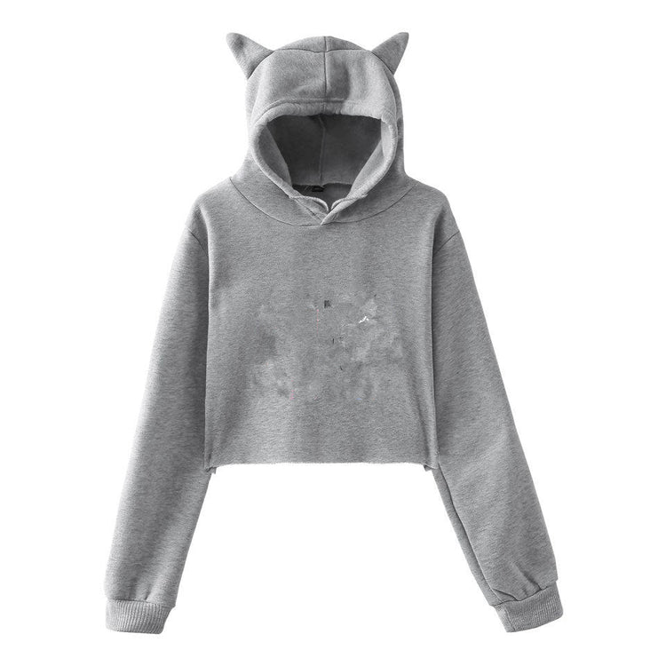 Sweatshirt Women Hoodie Pullover Clothes For Girls Streetwear Spring Long Sleeve Crop Top Hoodies My Store