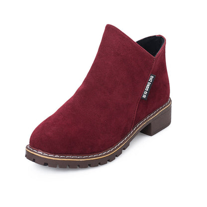 Ankle Boots Fall Winter Frosted Shoes Women Fashion My Store